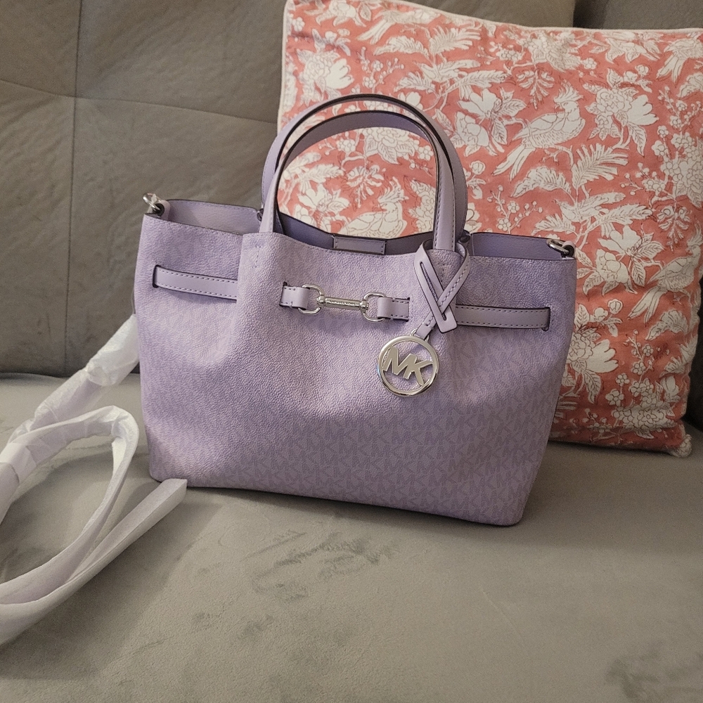 Michael Kors Lavender Logo Tote Bag